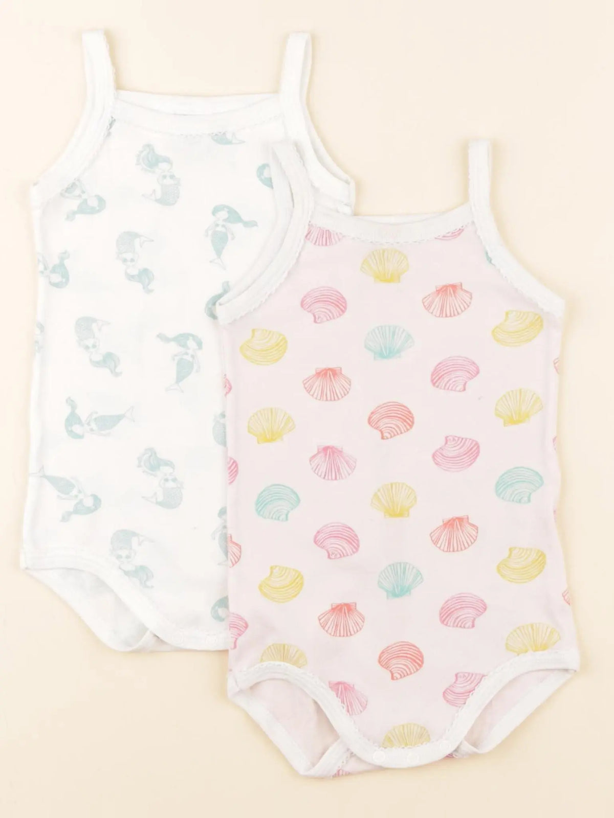 Petit Bateau - lot de 2 bodies en coton multicolore - 12 mois