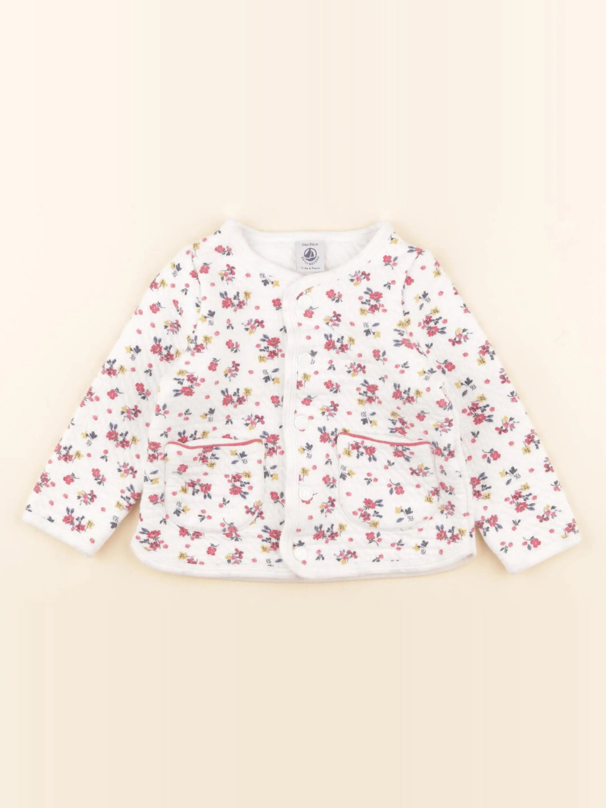 Petit Bateau - sweat multicolore - 24 mois