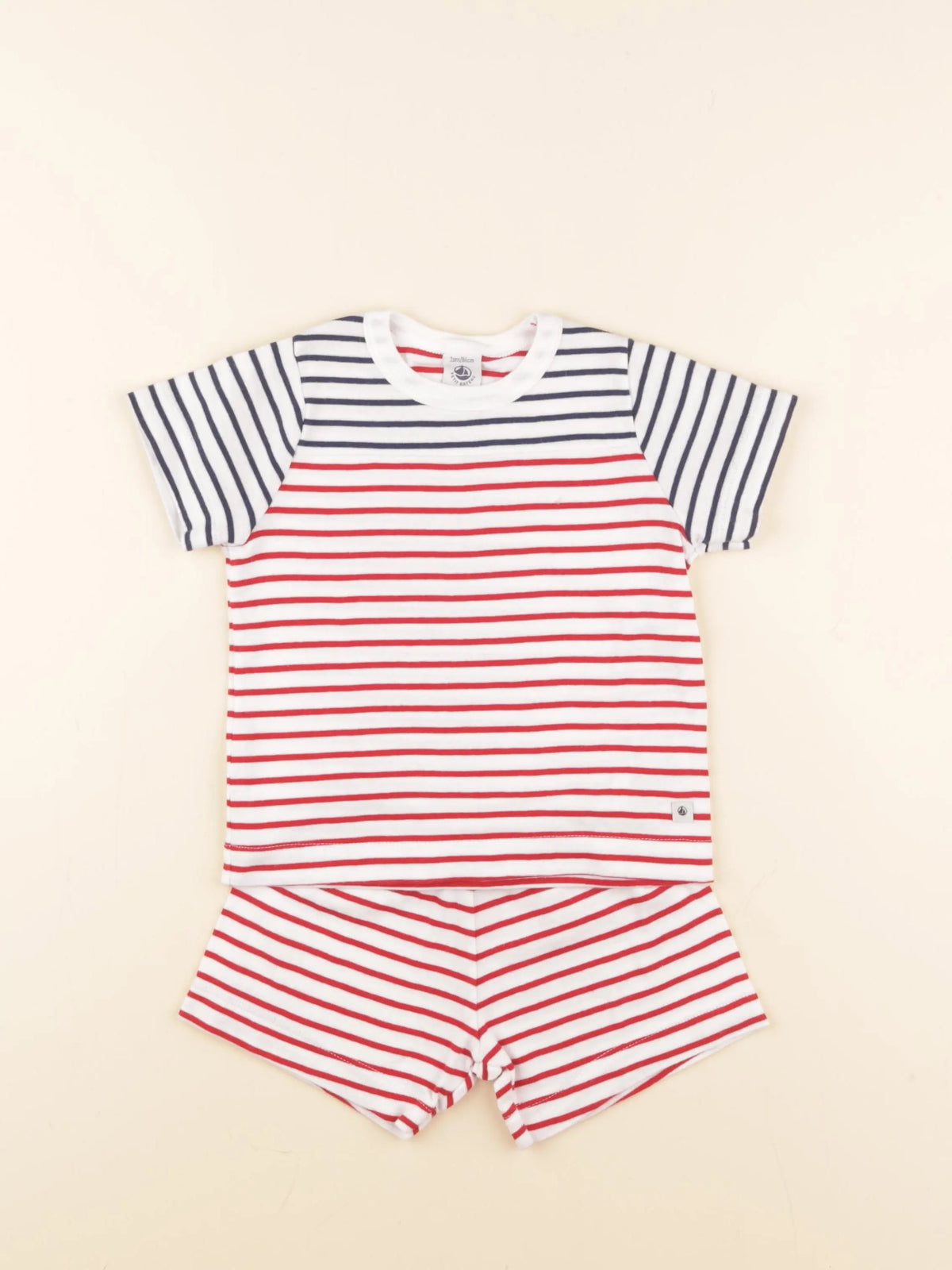 Petit Bateau - pyjama coton multicolore - 2 ans