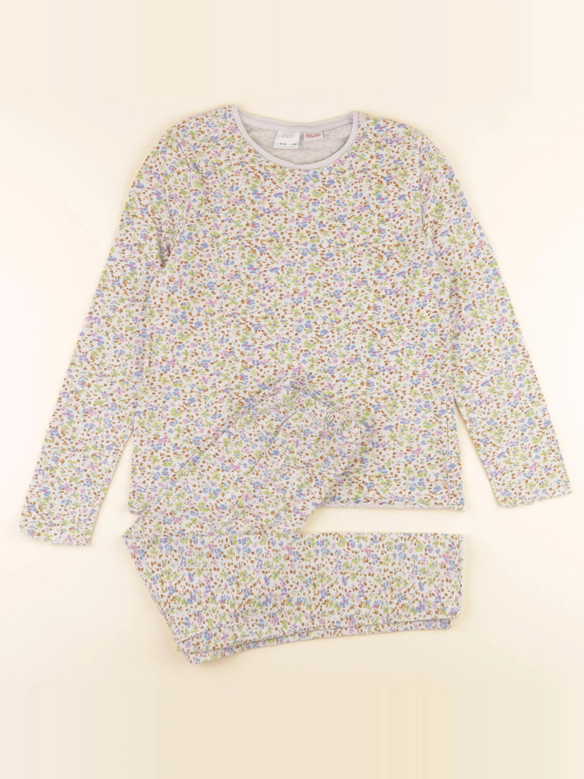 Zara - pyjama coton multicolore - 9/10 ans