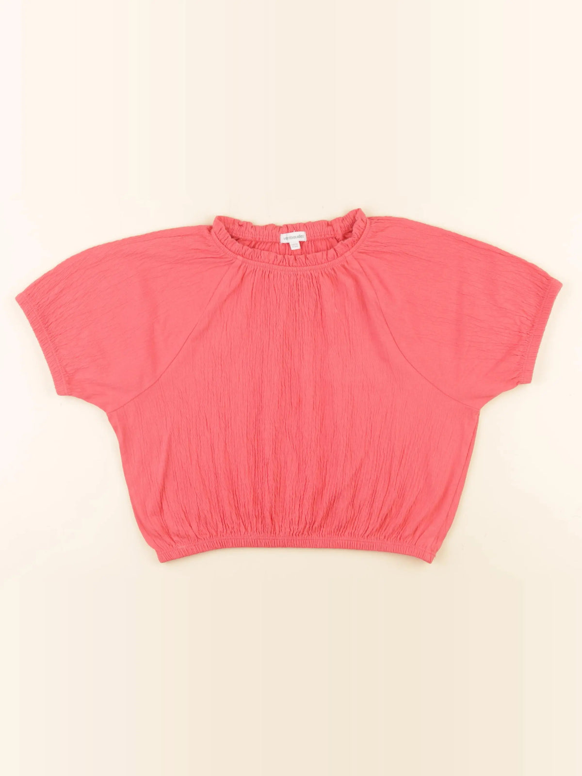 Vertbaudet - tee-shirt rose - 8 ans