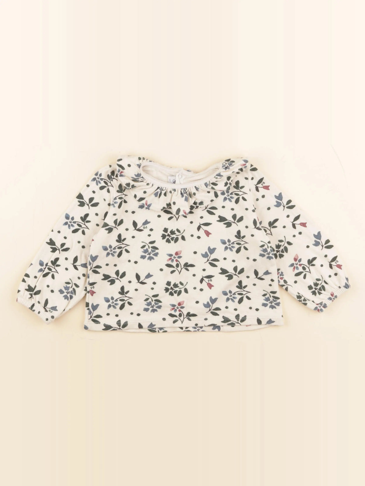 Petit Bateau - sweat multicolore - 24 mois
