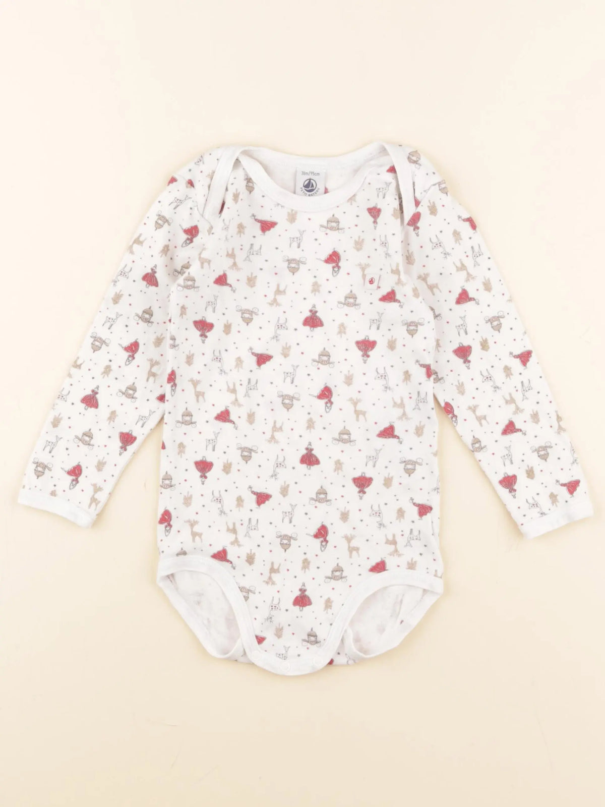 Petit Bateau - body multicolore - 36 mois