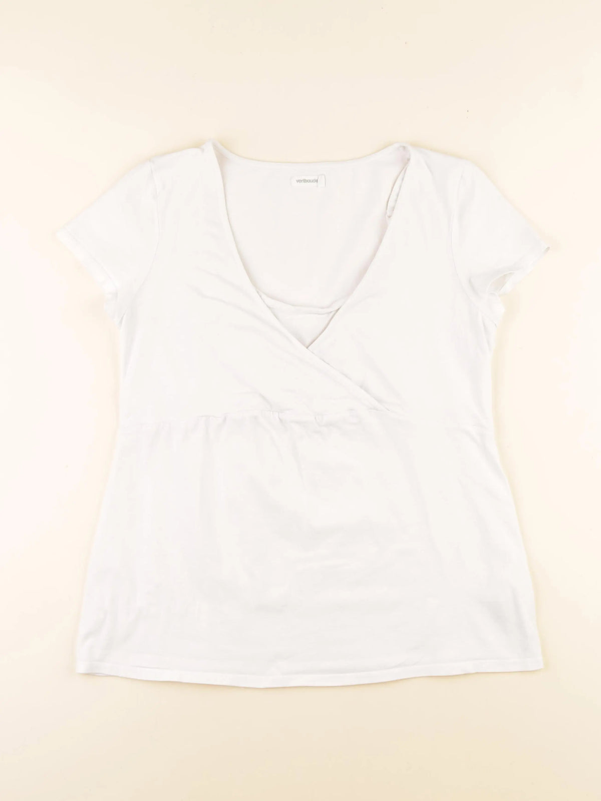 Vertbaudet - tee-shirt allaitement blanc - 38 à 40