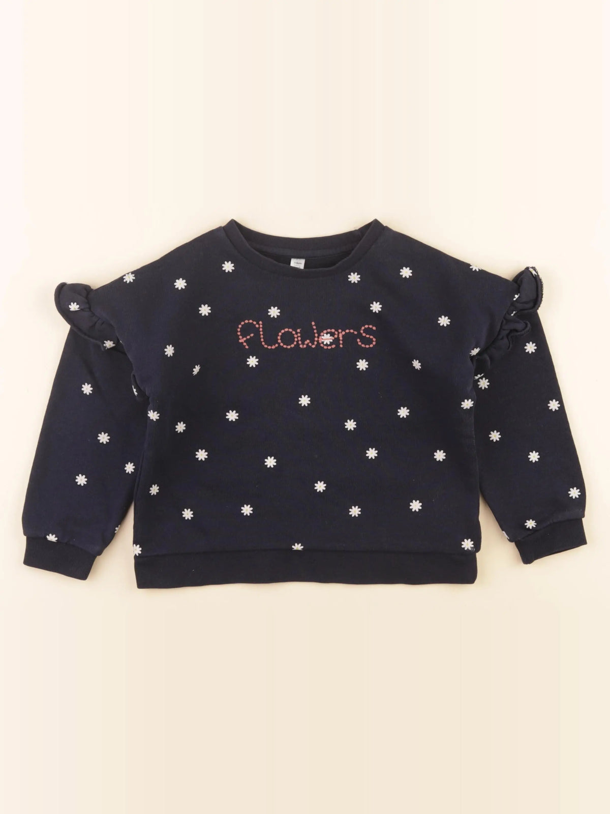 Vertbaudet - sweat bleu - 6 ans
