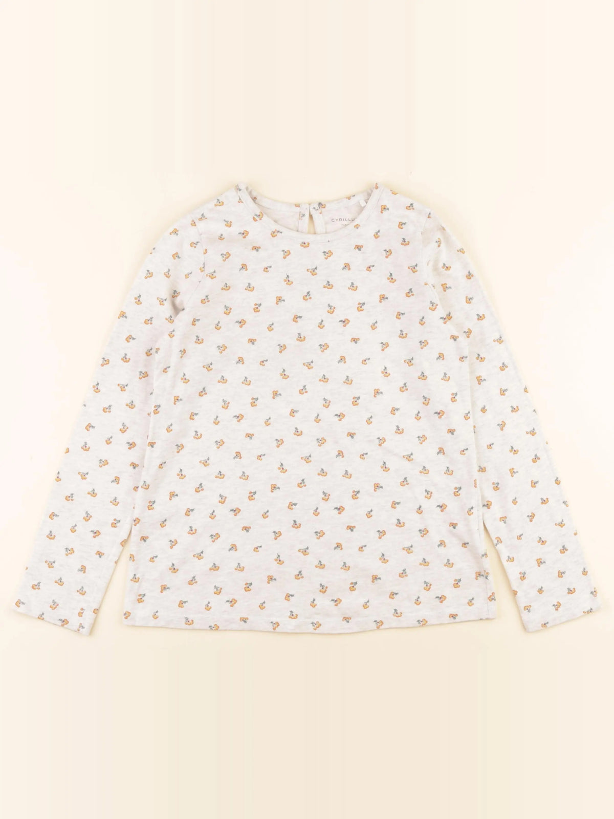 Cyrillus - tee-shirt gris - 10 ans