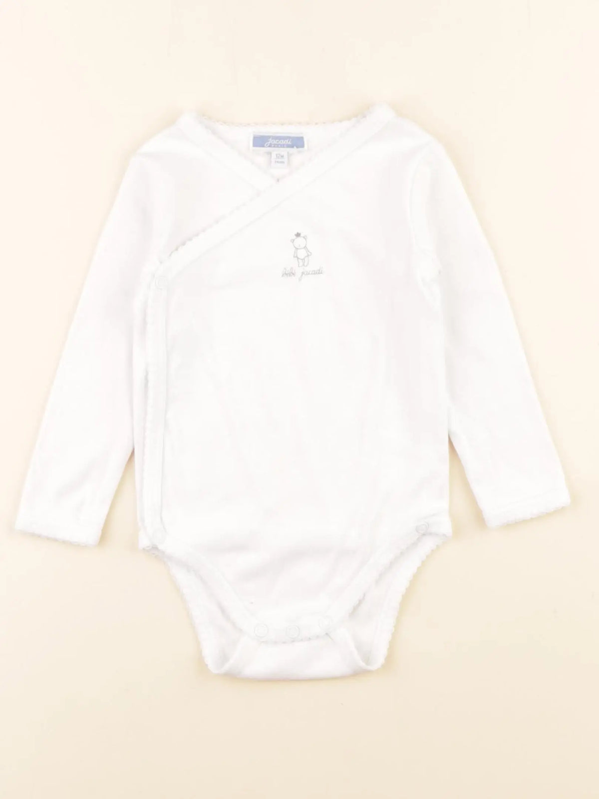 Jacadi - body blanc - 12 mois