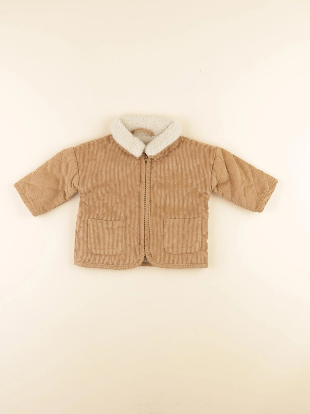 Vertbaudet - veste marron - 6 mois