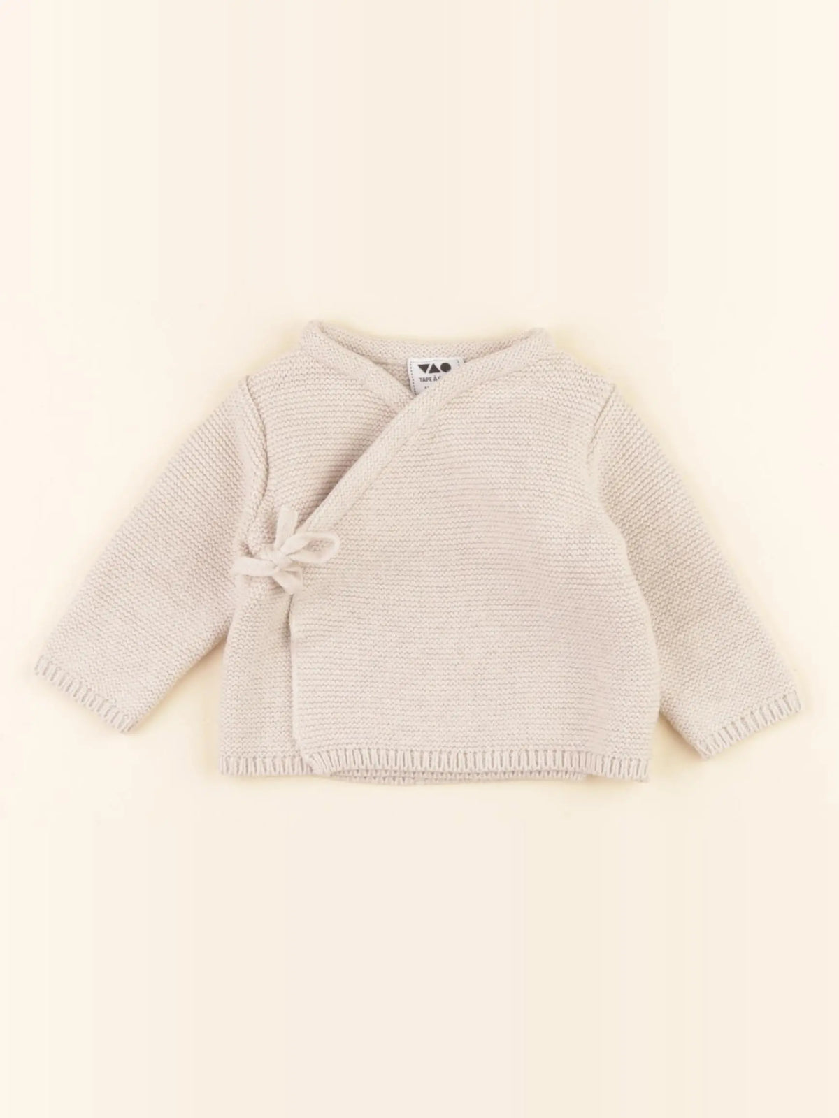 Tape à l'oeil - gilet beige - 1 mois