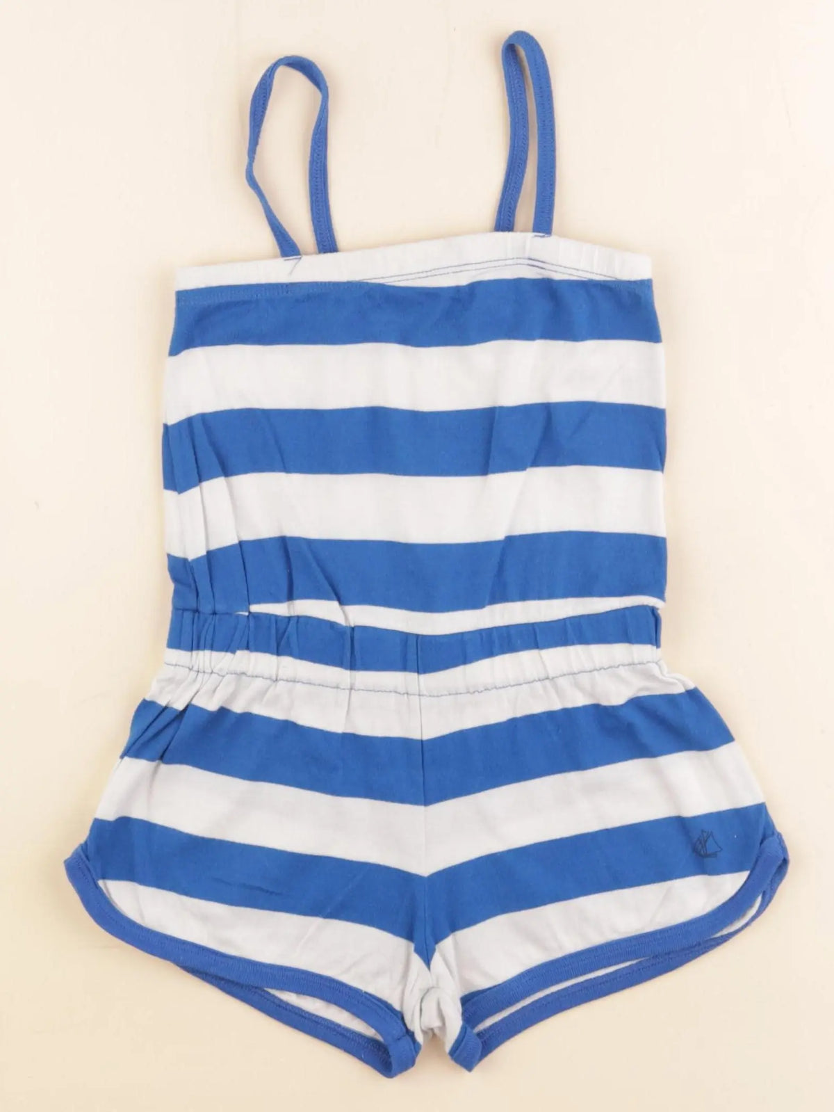 Petit Bateau - combinaison blanc, bleu - 3 ans