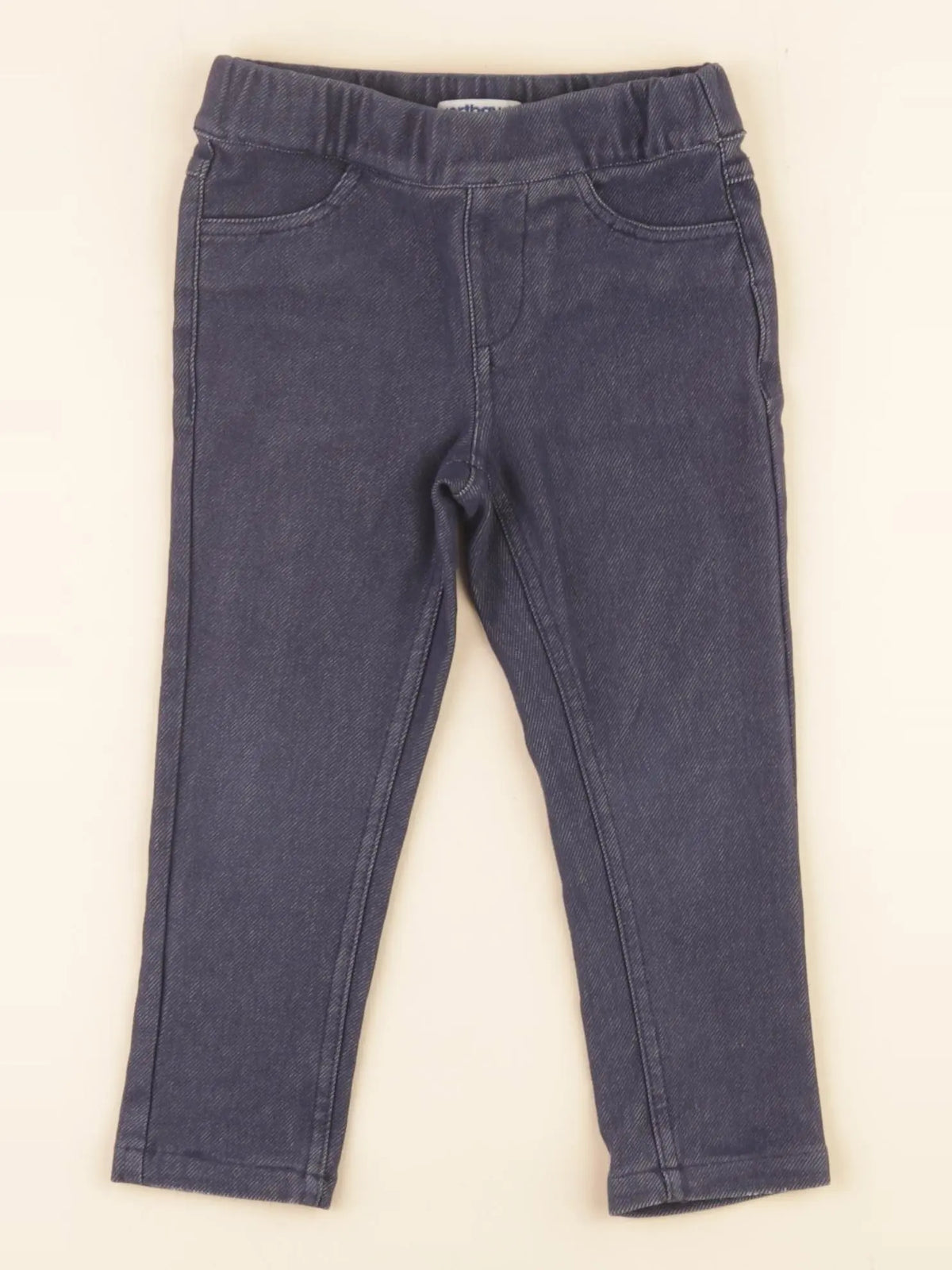 Vertbaudet - jegging bleu - 2 ans