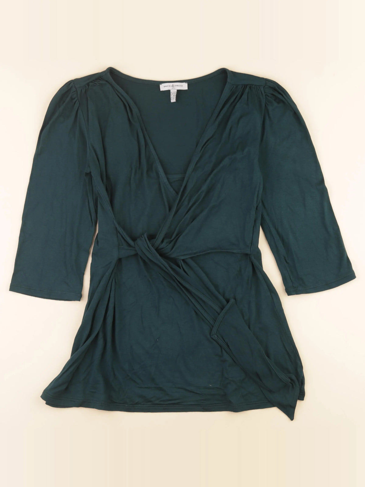 Envie de fraise - tee-shirt grossesse, allaitement vert - 36 à 38