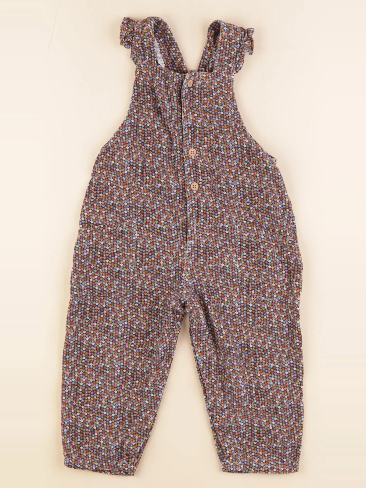 Boutchou - salopette multicolore - 18 mois