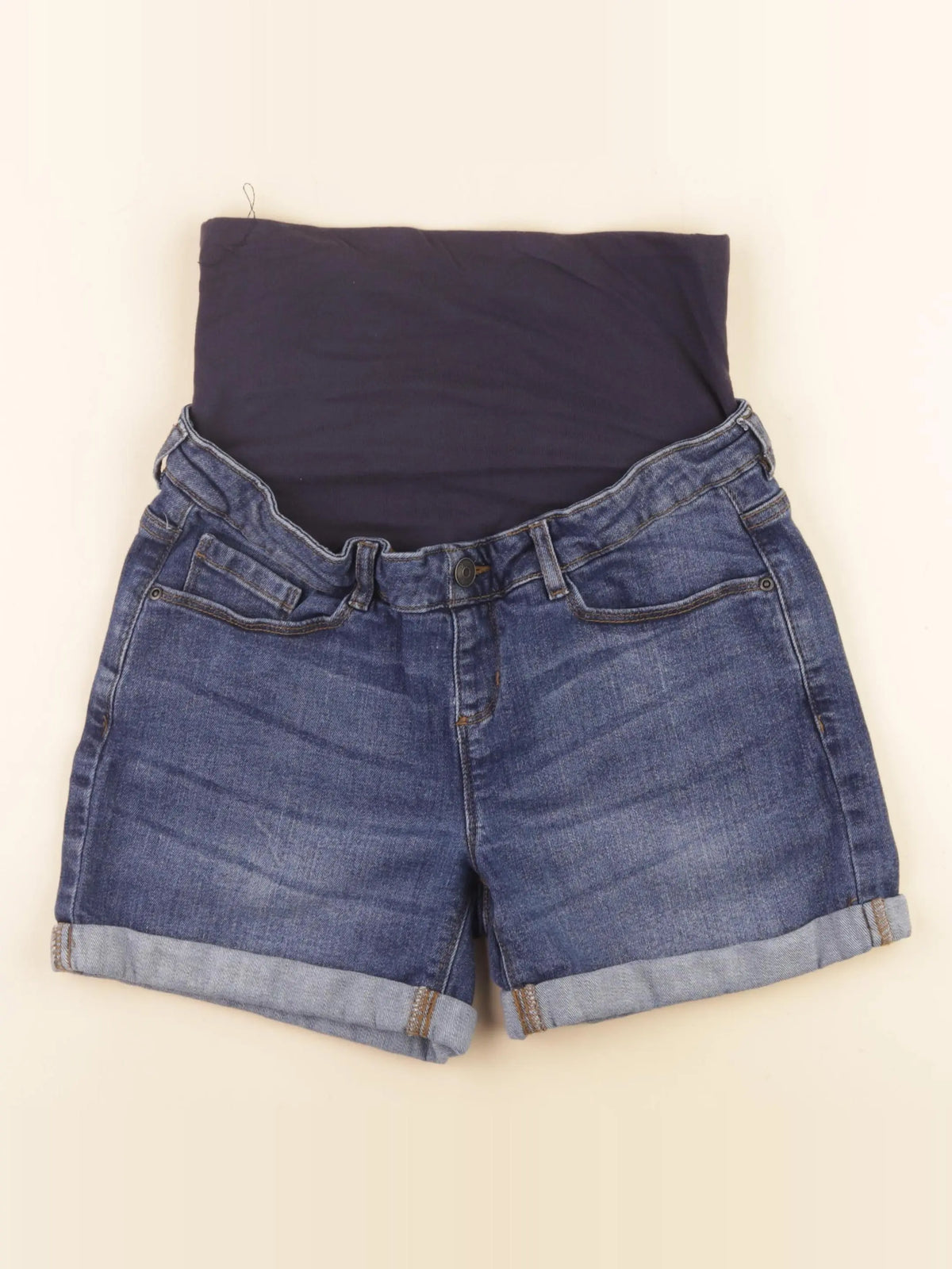 Vertbaudet - short grossesse bleu - 34
