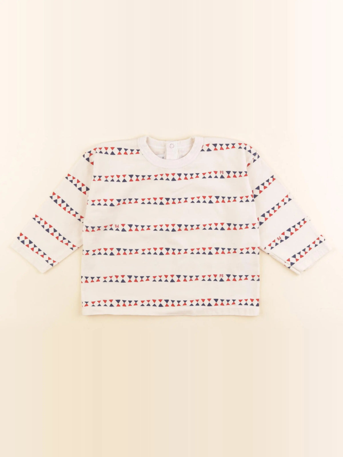 Petit Bateau - tee-shirt beige - 18 mois