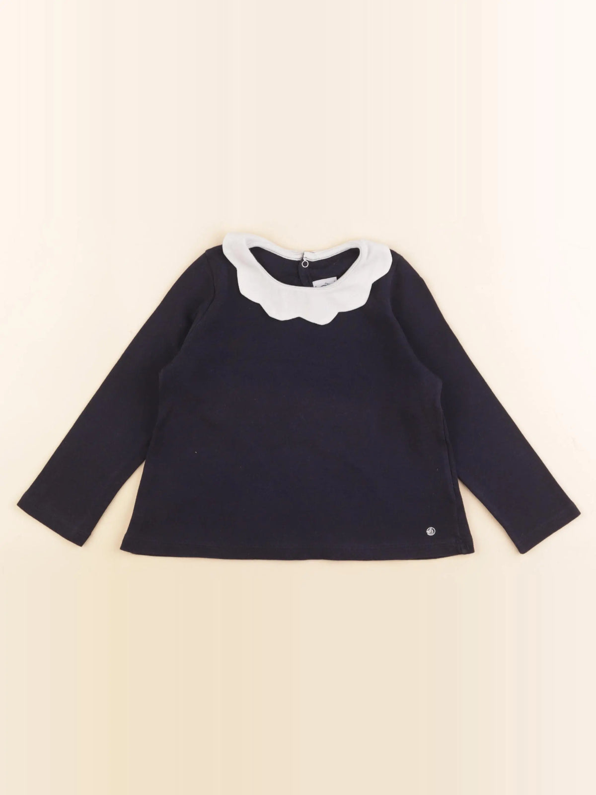Petit Bateau - tee-shirt bleu - 3 ans