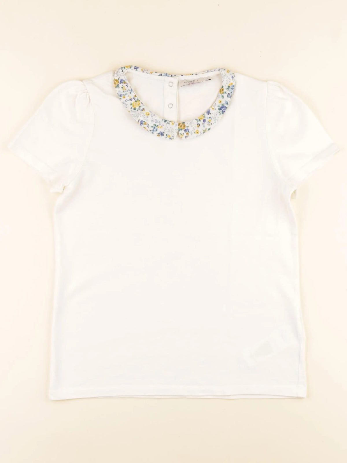 Cyrillus - tee-shirt beige - 12 ans