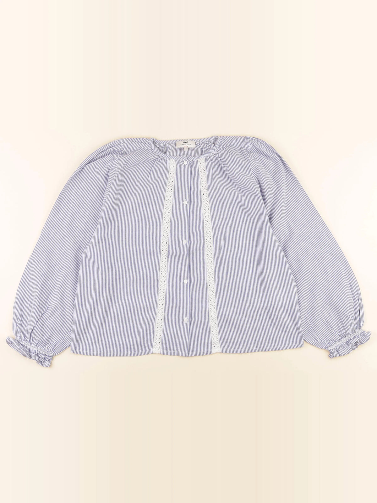 Cyrillus - blouse bleu - 12 ans