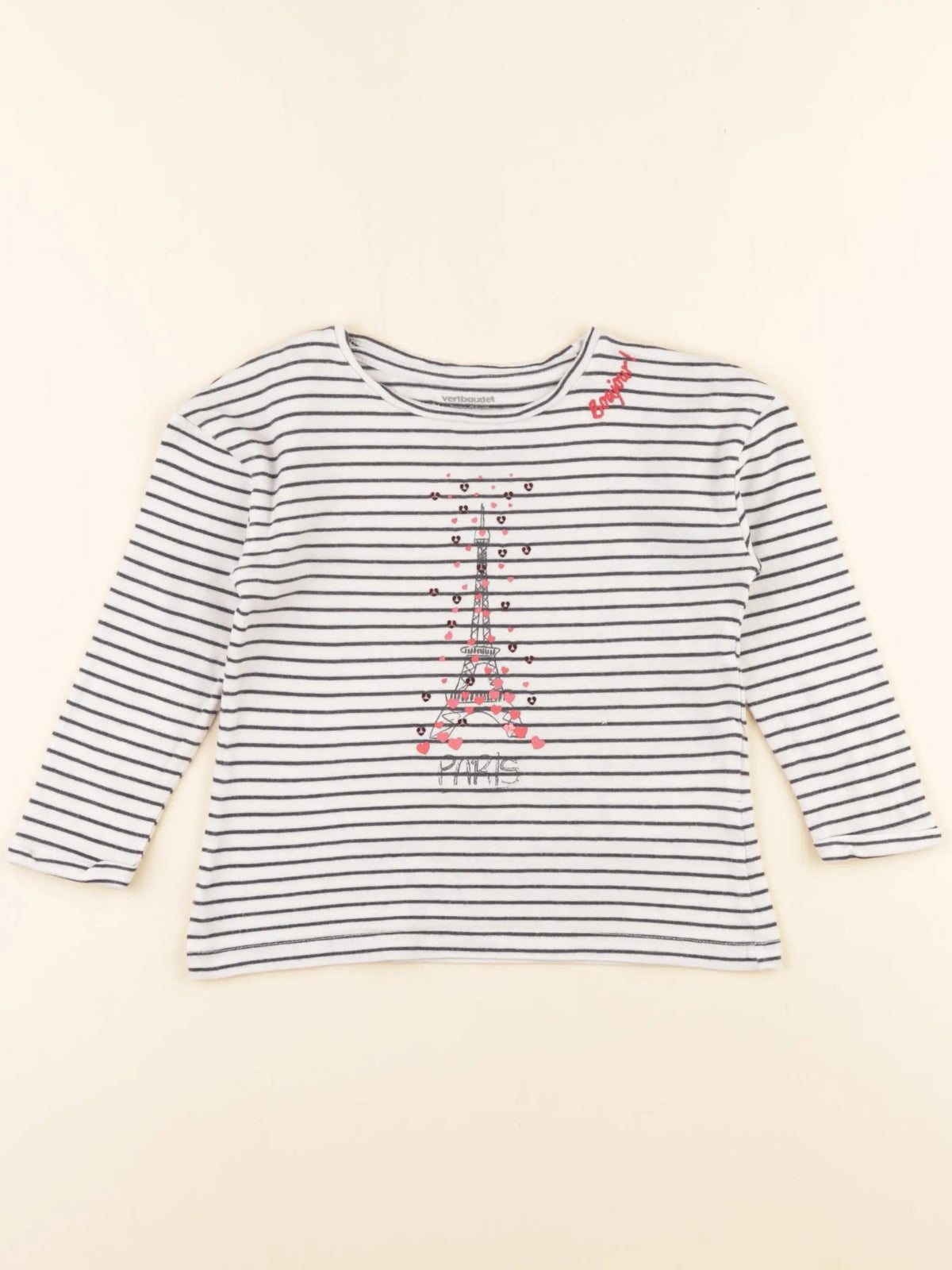 Vertbaudet - tee-shirt bleu - 3 ans