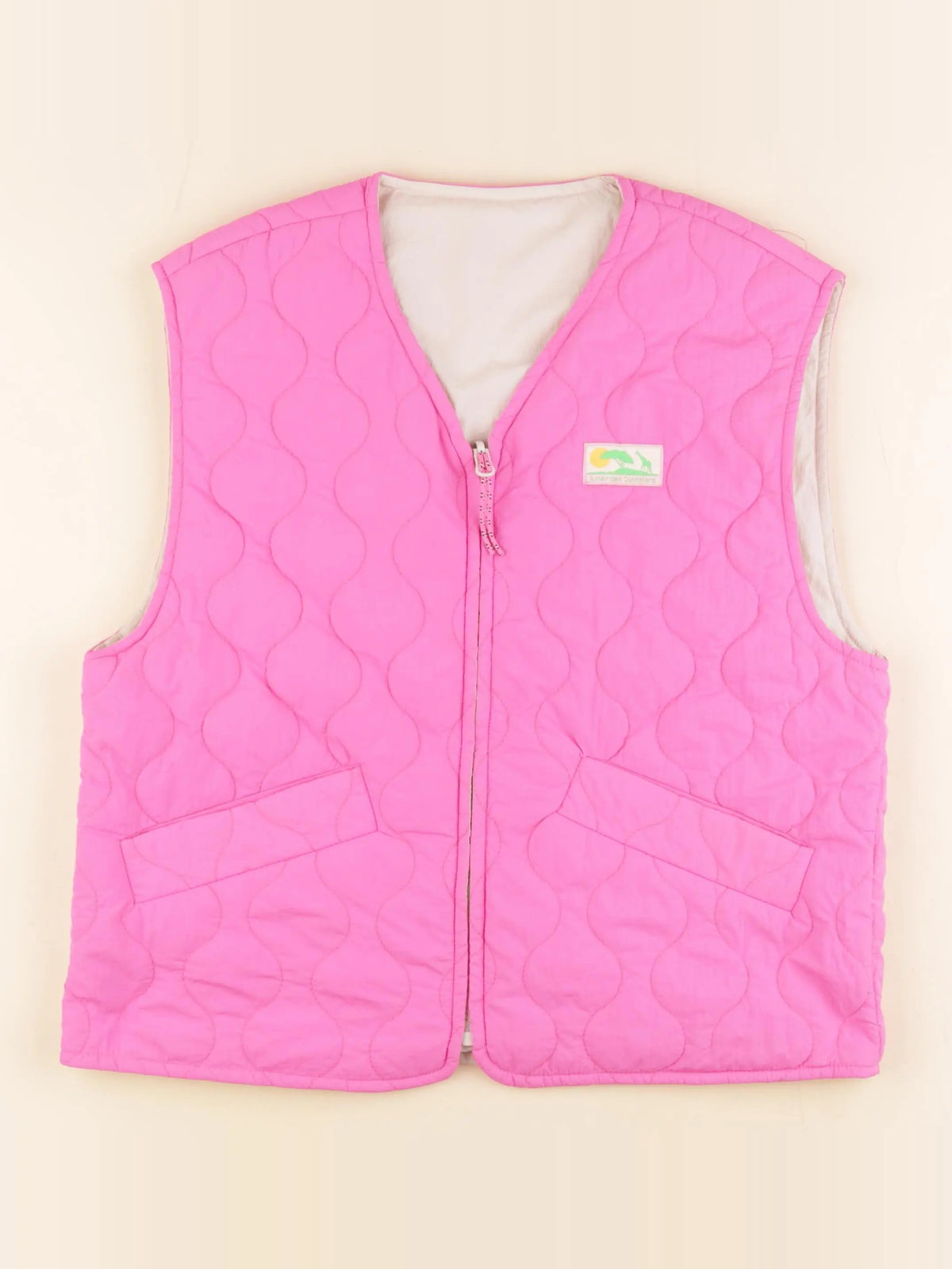 American Outfitters - doudoune rose fluo - 12 ans