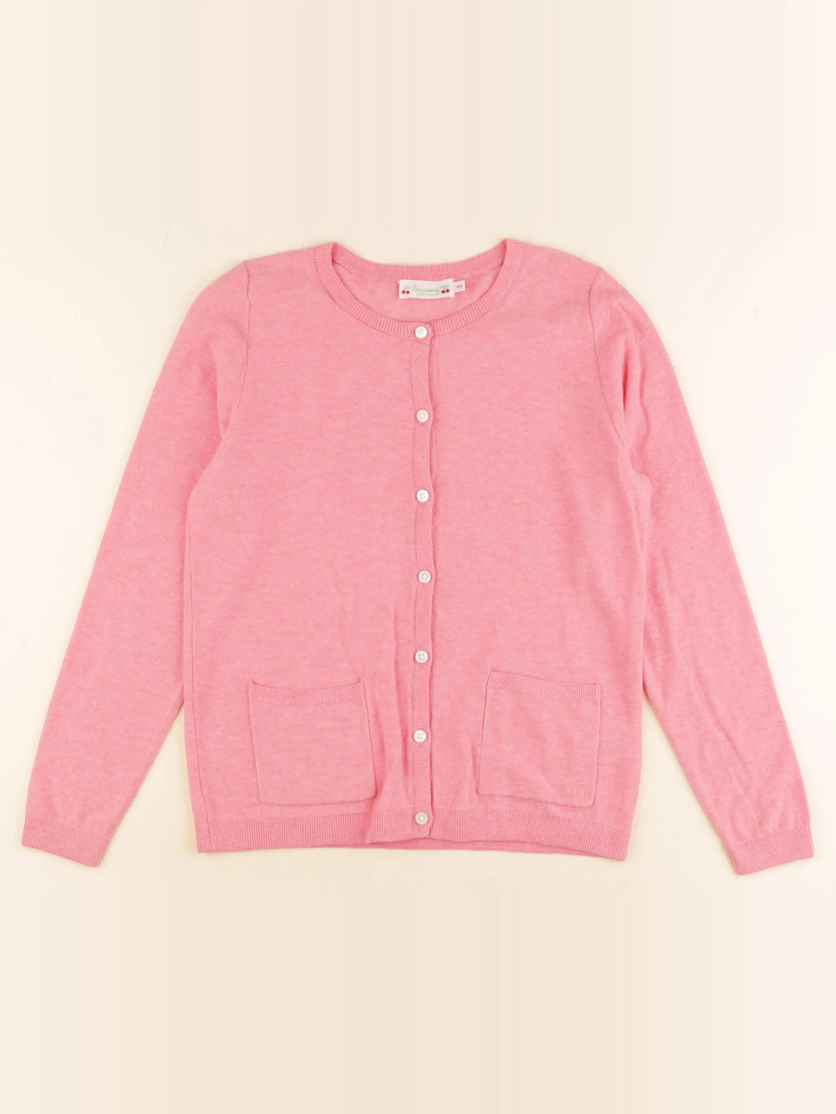 Bonpoint - pull rose - 14 ans