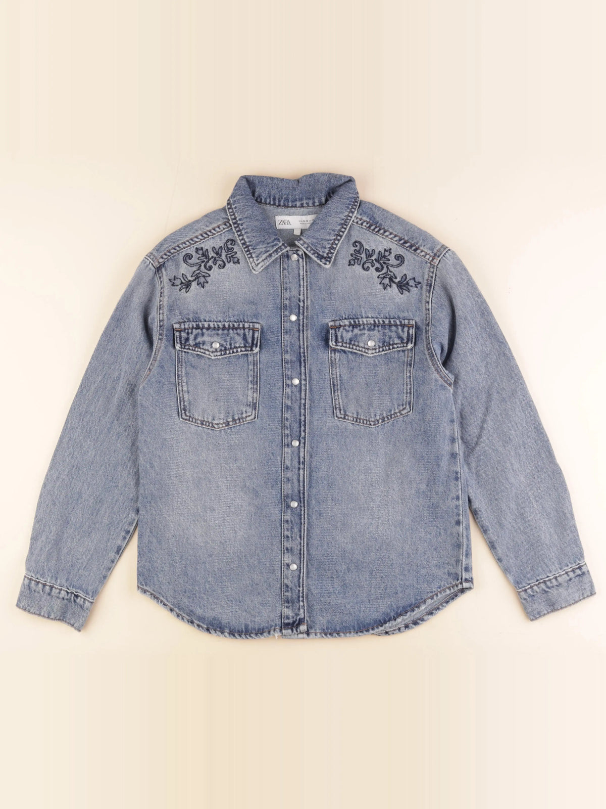 Zara - chemise bleu - 11/12 ans