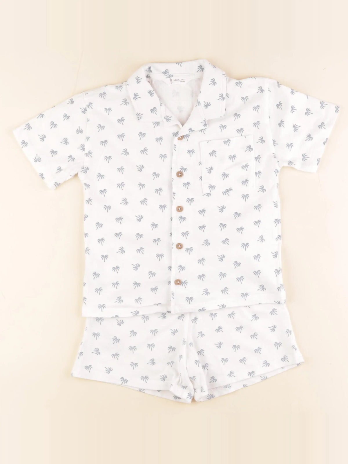 Mango - pyjama coton blanc - 4/5 ans