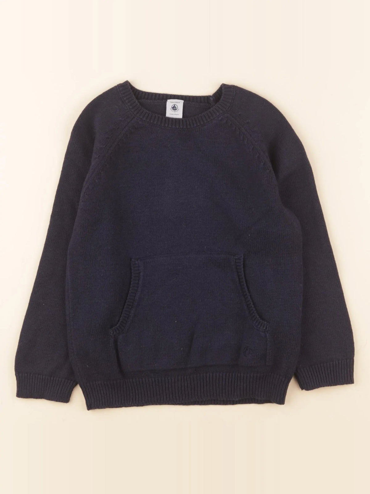 Petit Bateau - pull bleu - 5 ans
