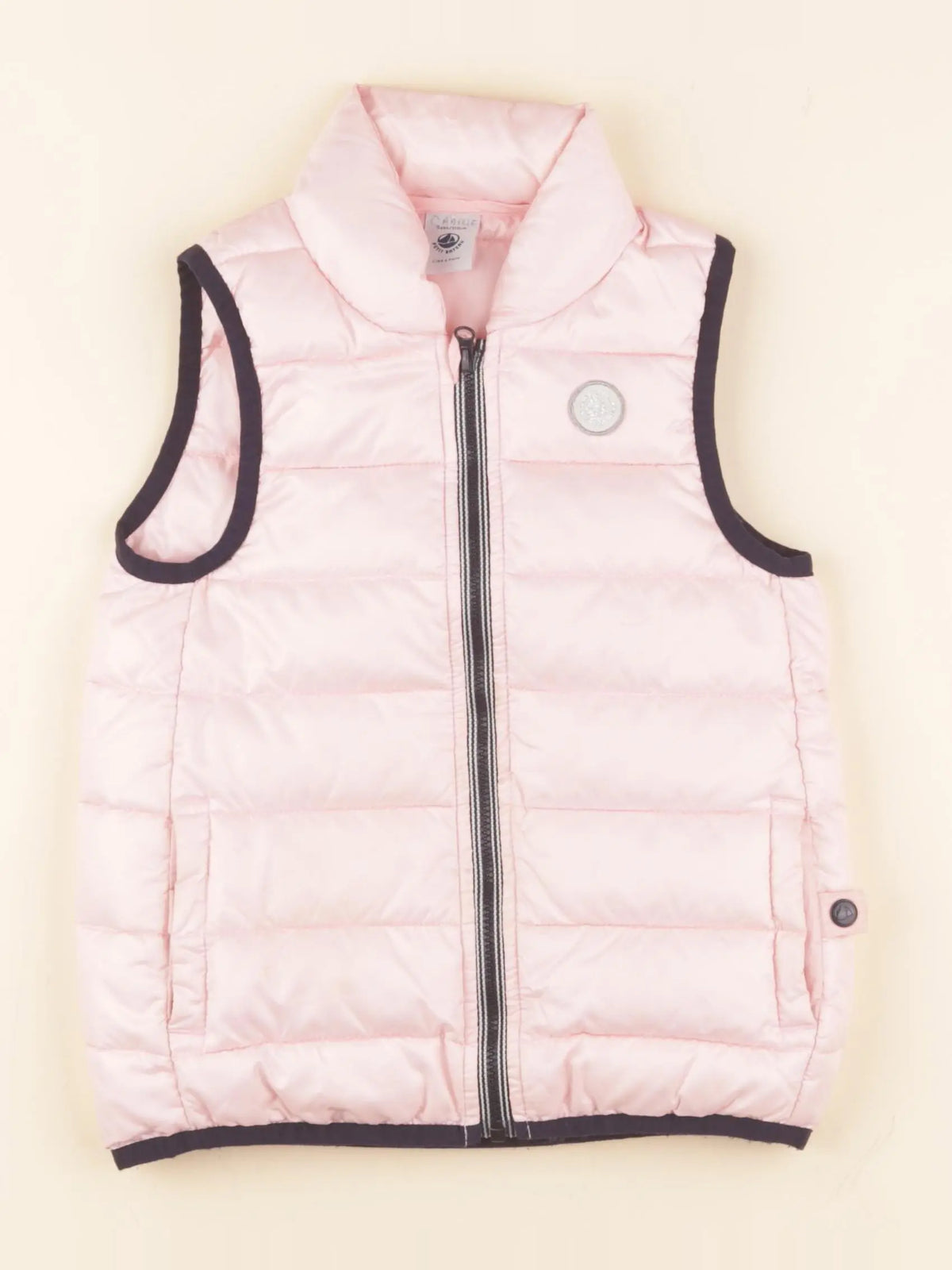 Petit Bateau - doudoune rose - 5 ans