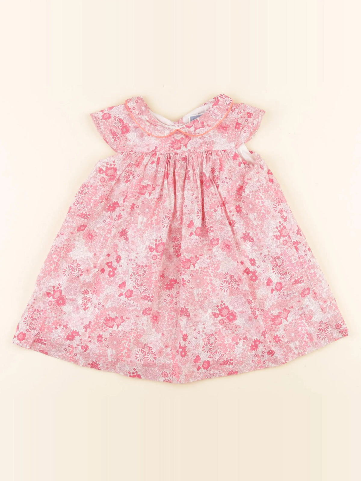 Jacadi - robe liberty rose - 18 mois