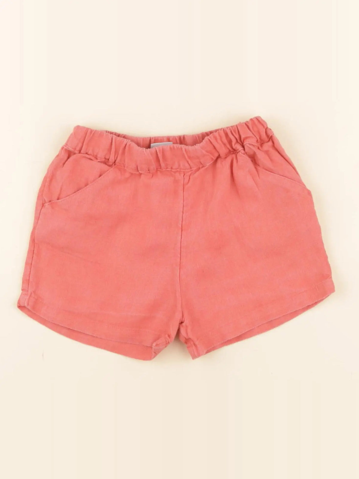 Petit Bateau - short orange - 18 mois