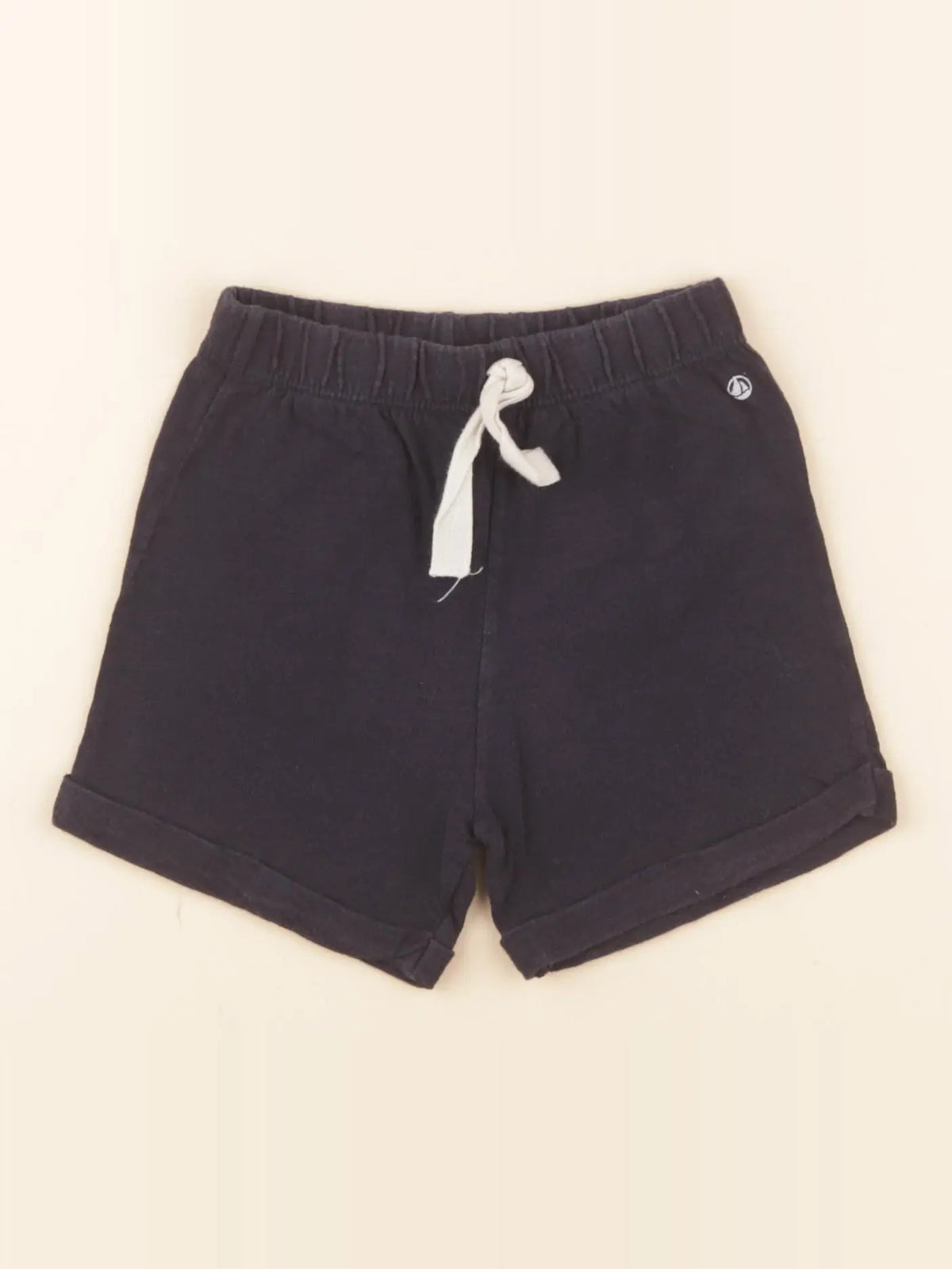 Petit Bateau - short bleu - 6 mois