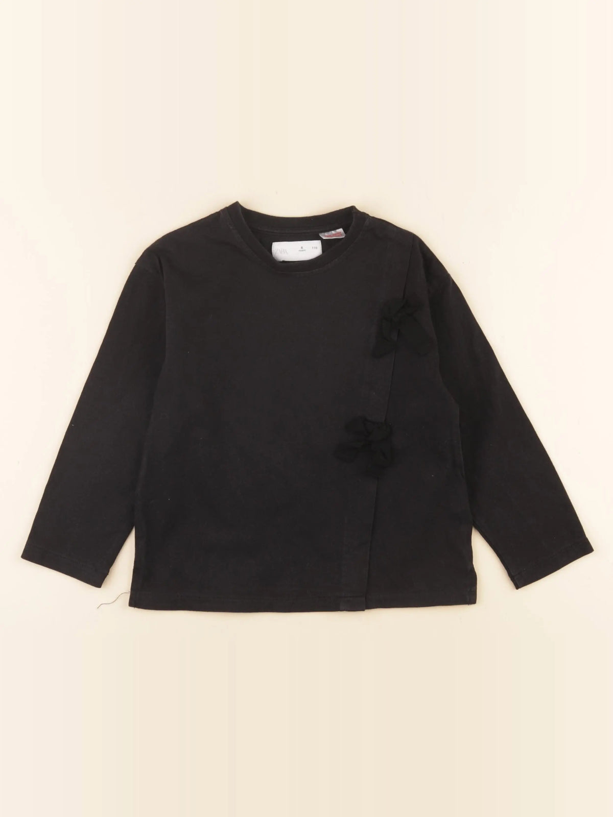 Zara - tee-shirt noir - 6 ans