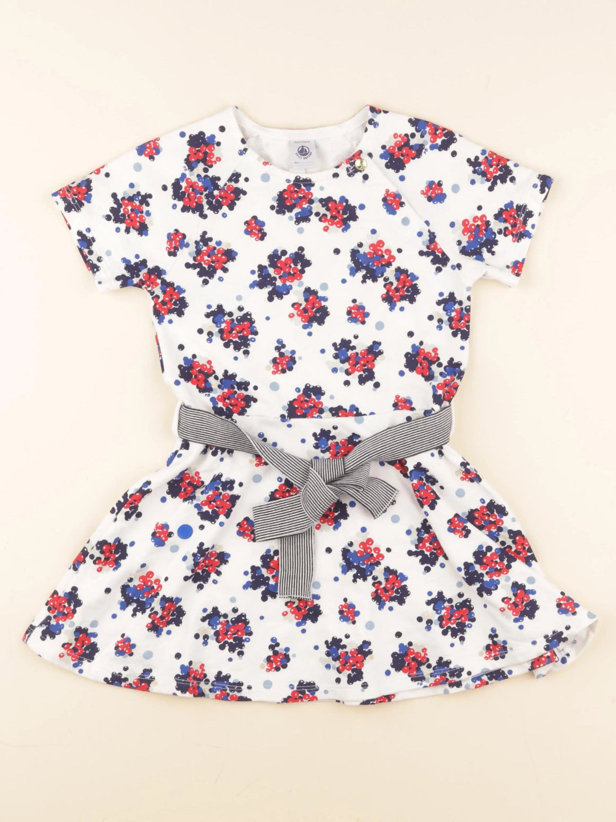 Petit Bateau - robe multicolore - 6 ans