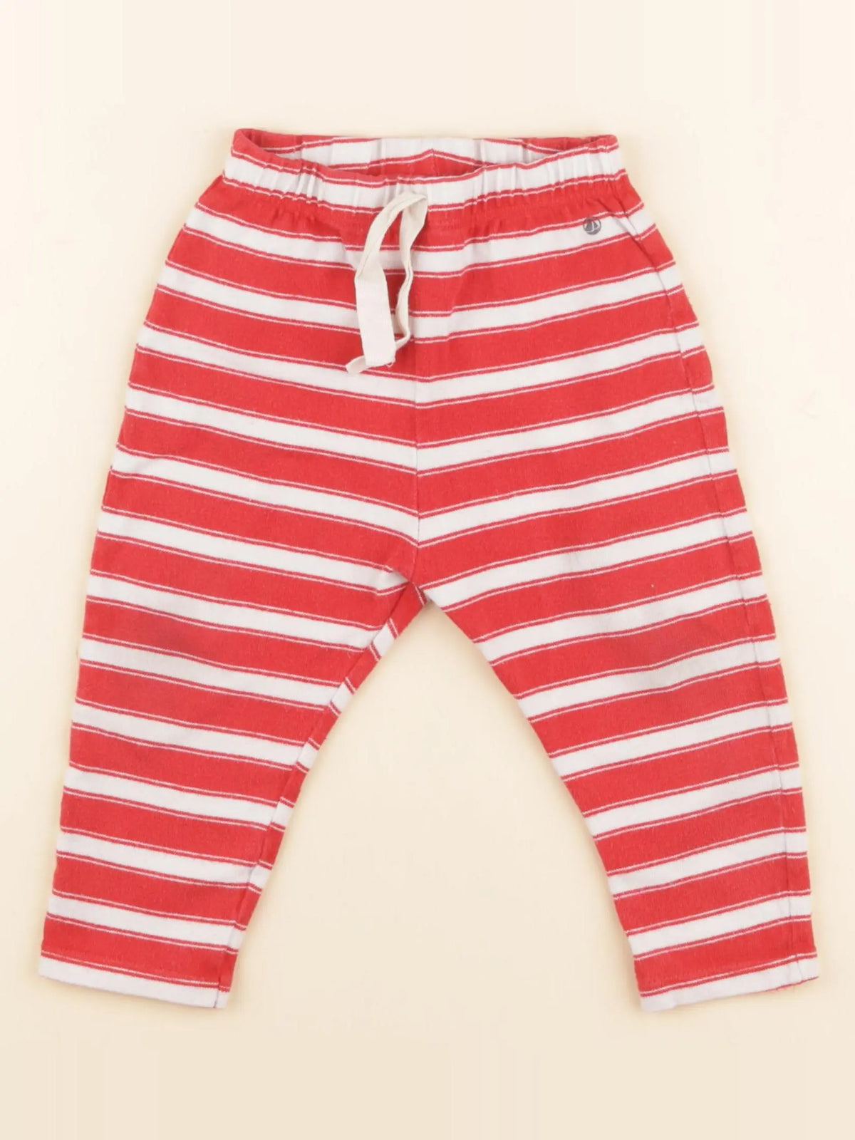 Petit Bateau - pantalon rouge - 18 mois