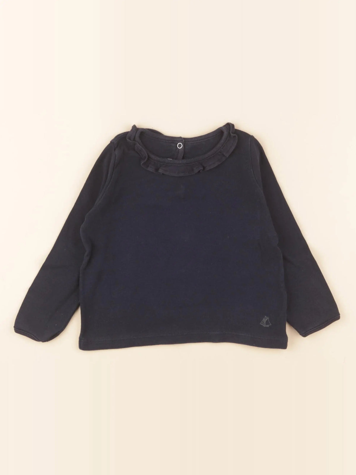 Petit Bateau - tee-shirt bleu - 18 mois