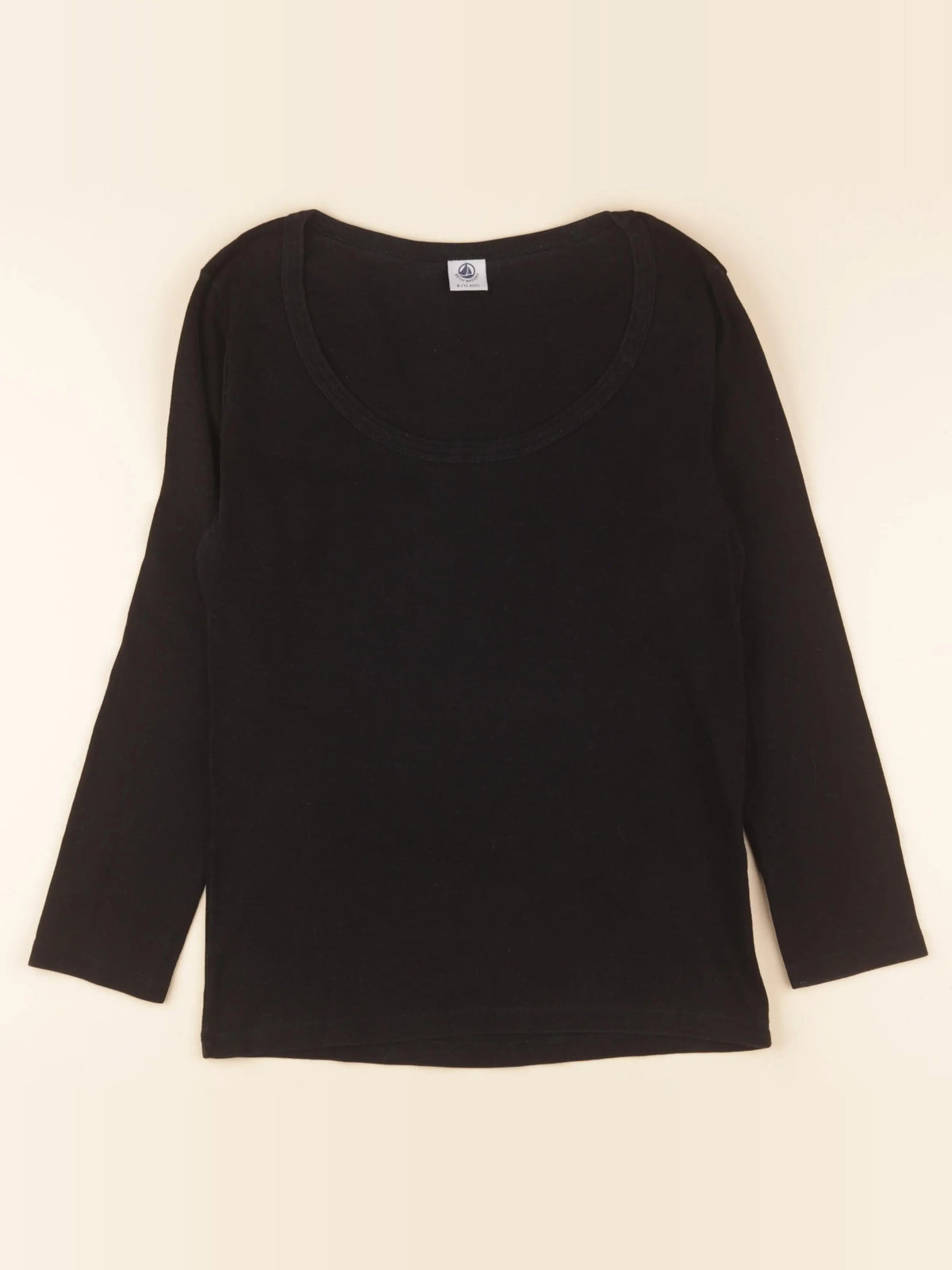 Petit Bateau - tee-shirt noir - 16 ans