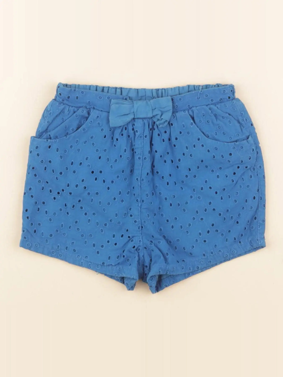Petit Bateau - short bleu - 24 mois
