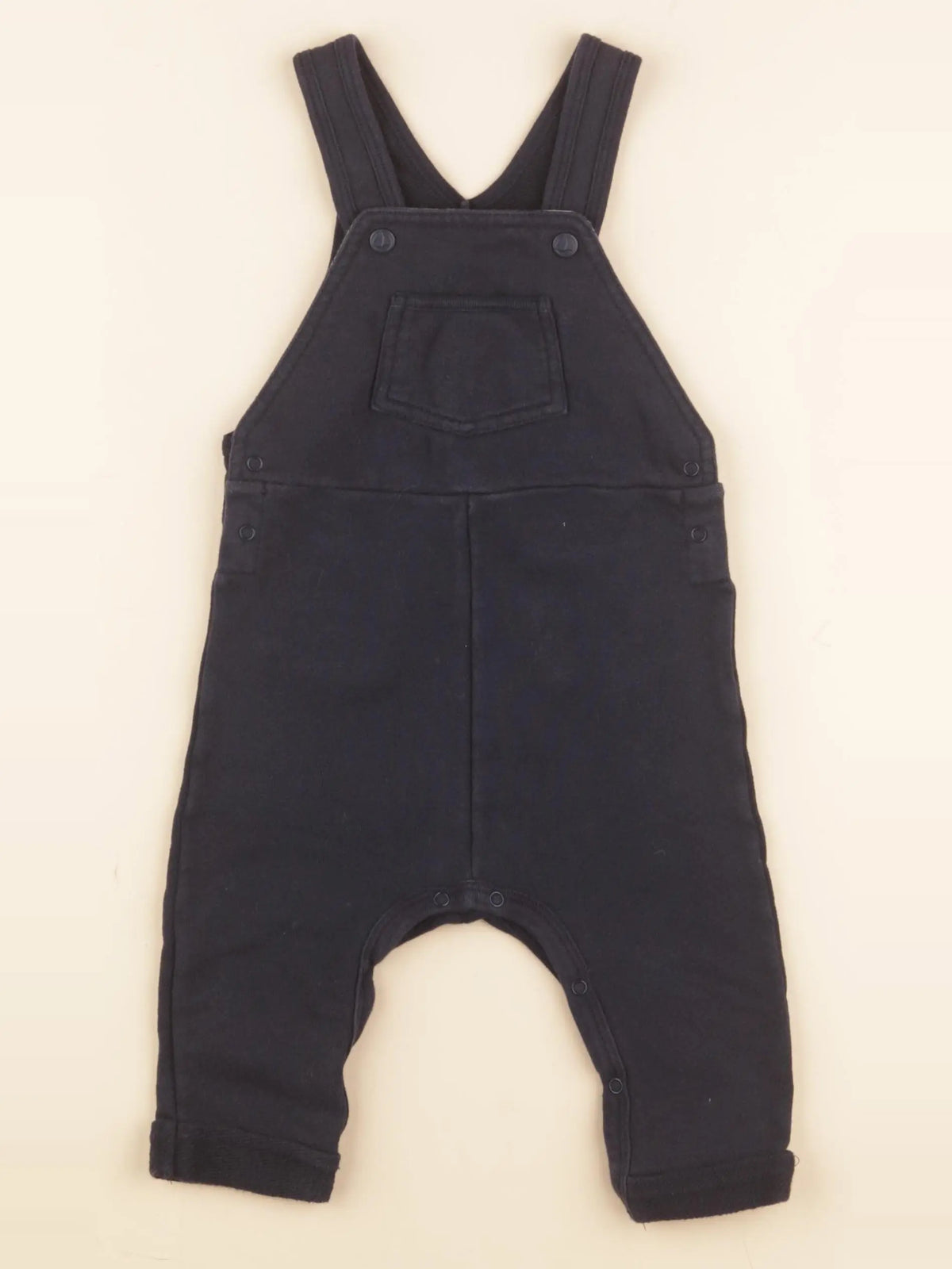 Petit Bateau - salopette bleu - 6 mois