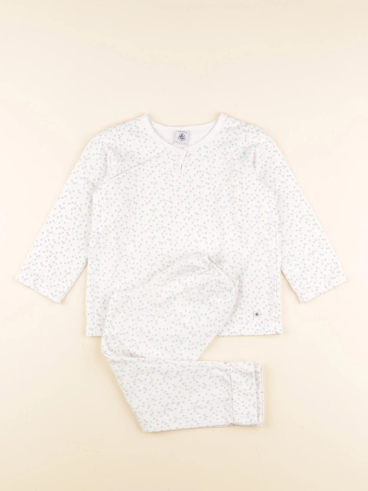 Petit Bateau - pyjama coton multicolore - 5 ans