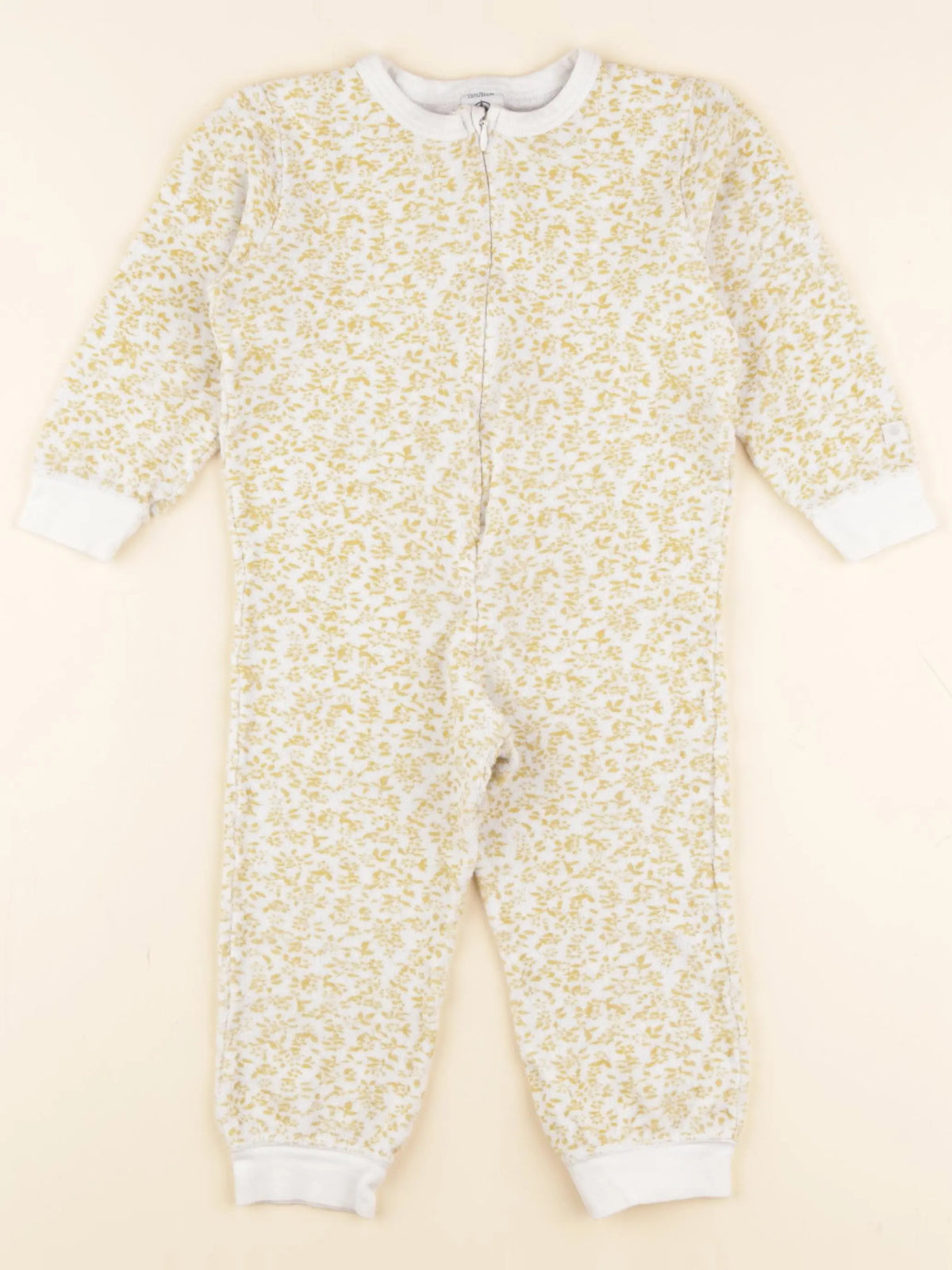 Petit Bateau - pyjama coton jaune - 2 ans