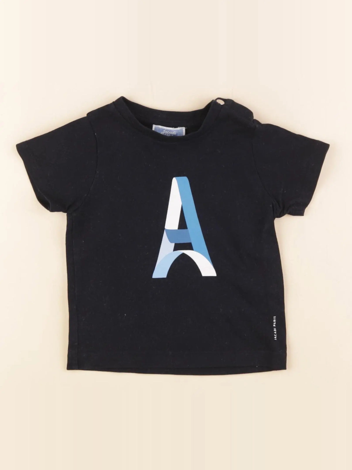 Jacadi - tee-shirt bleu - 12 mois