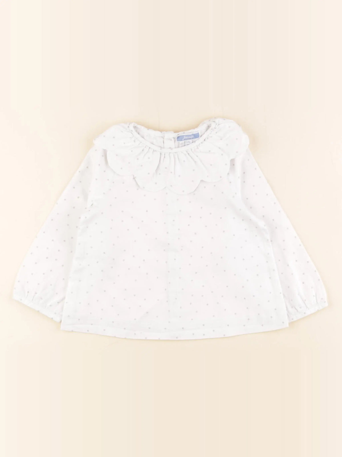 Jacadi - blouse blanc, argent - 2 ans