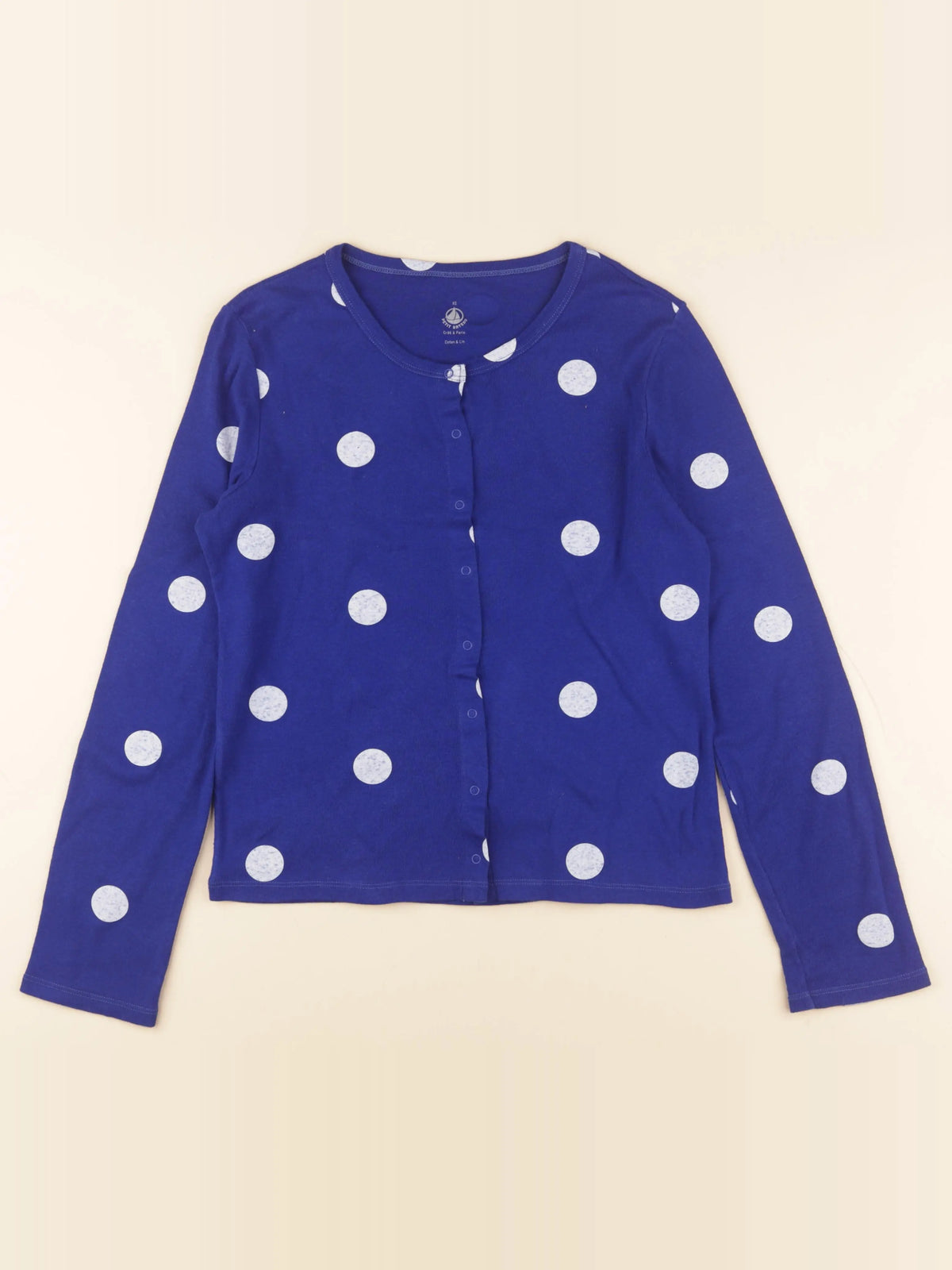 Petit Bateau - tee-shirt bleu - 14 ans