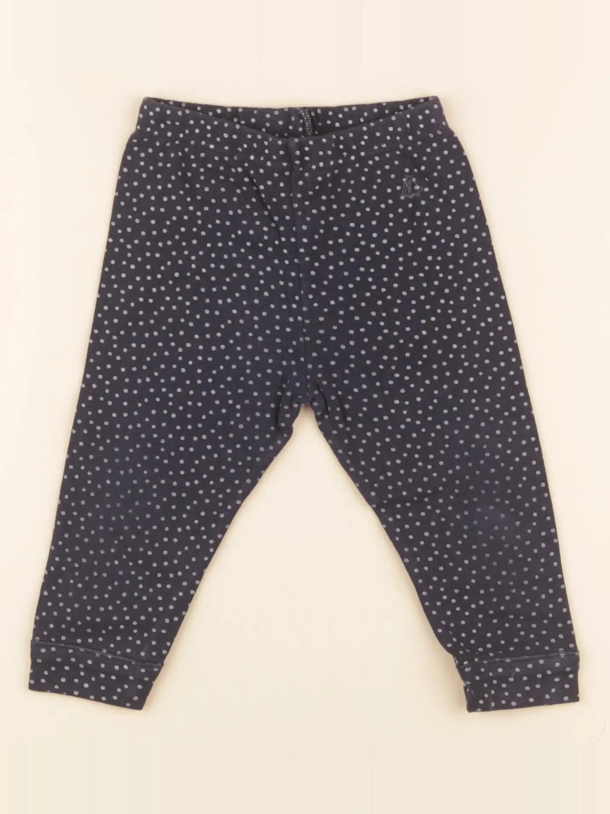 Petit Bateau - legging bleu - 12 mois
