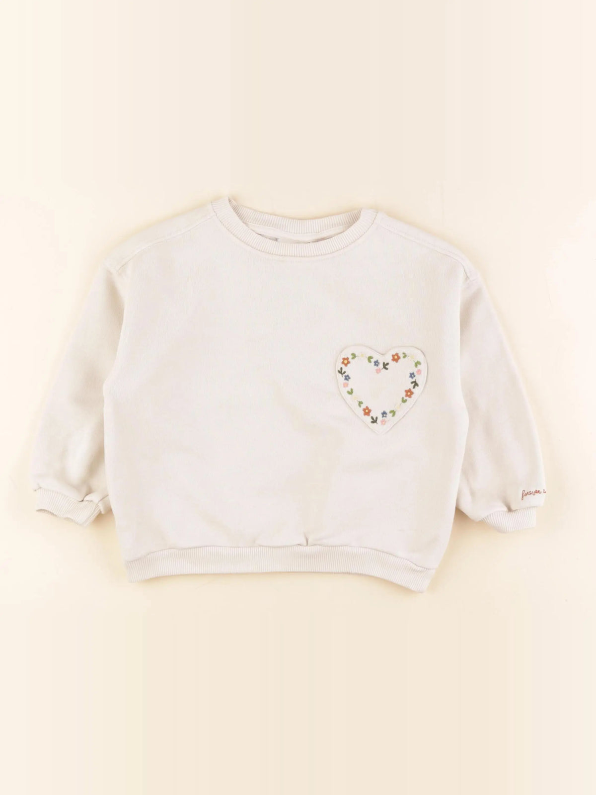 Zara - sweat beige - 2 ans