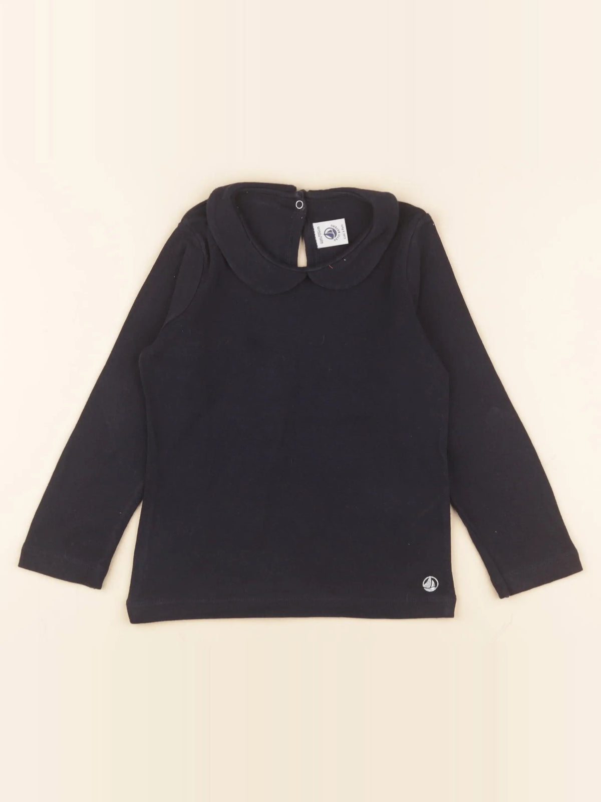 Petit Bateau - tee-shirt bleu - 4 ans