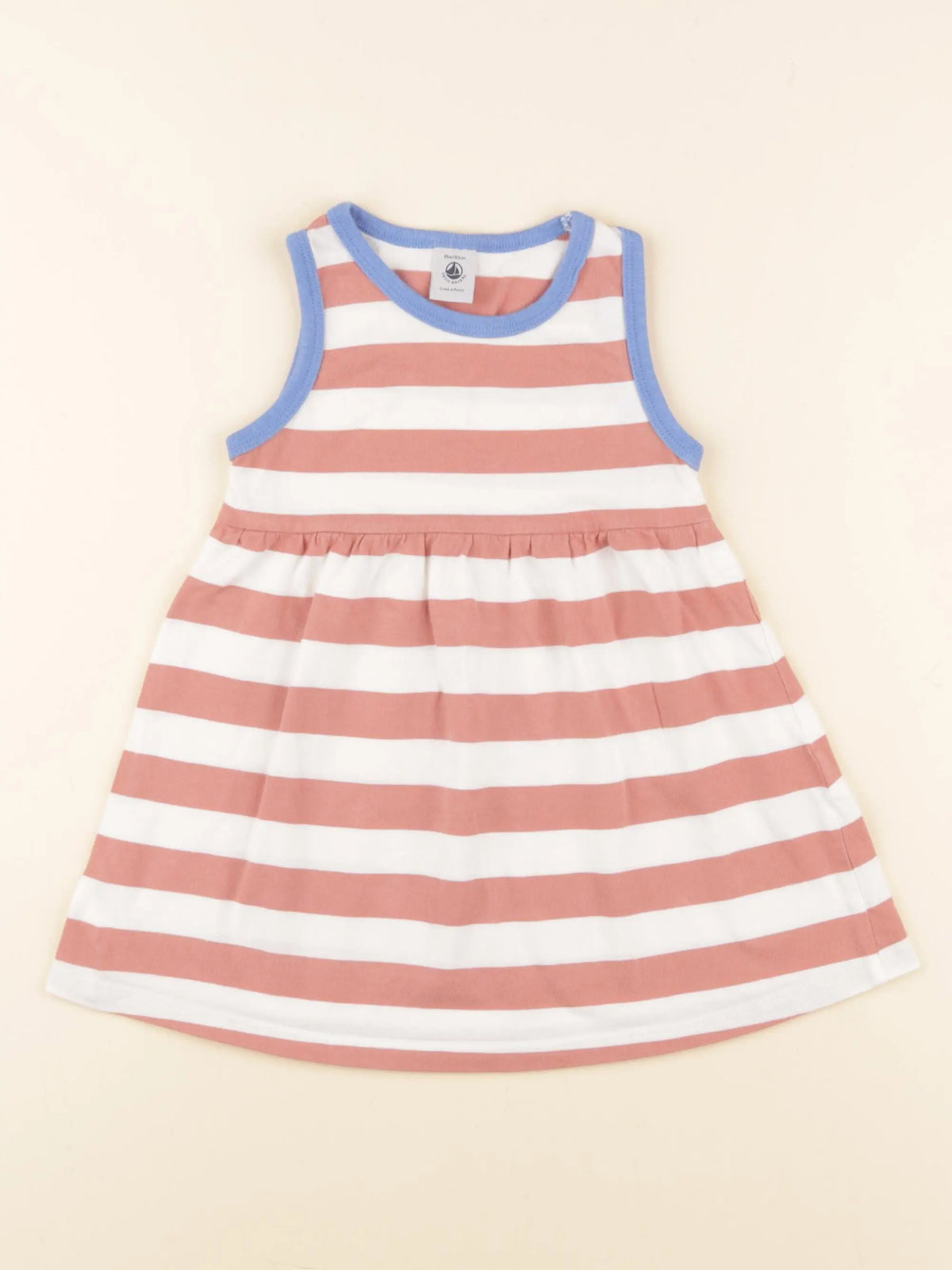 Petit Bateau - robe multicolore - 18 mois