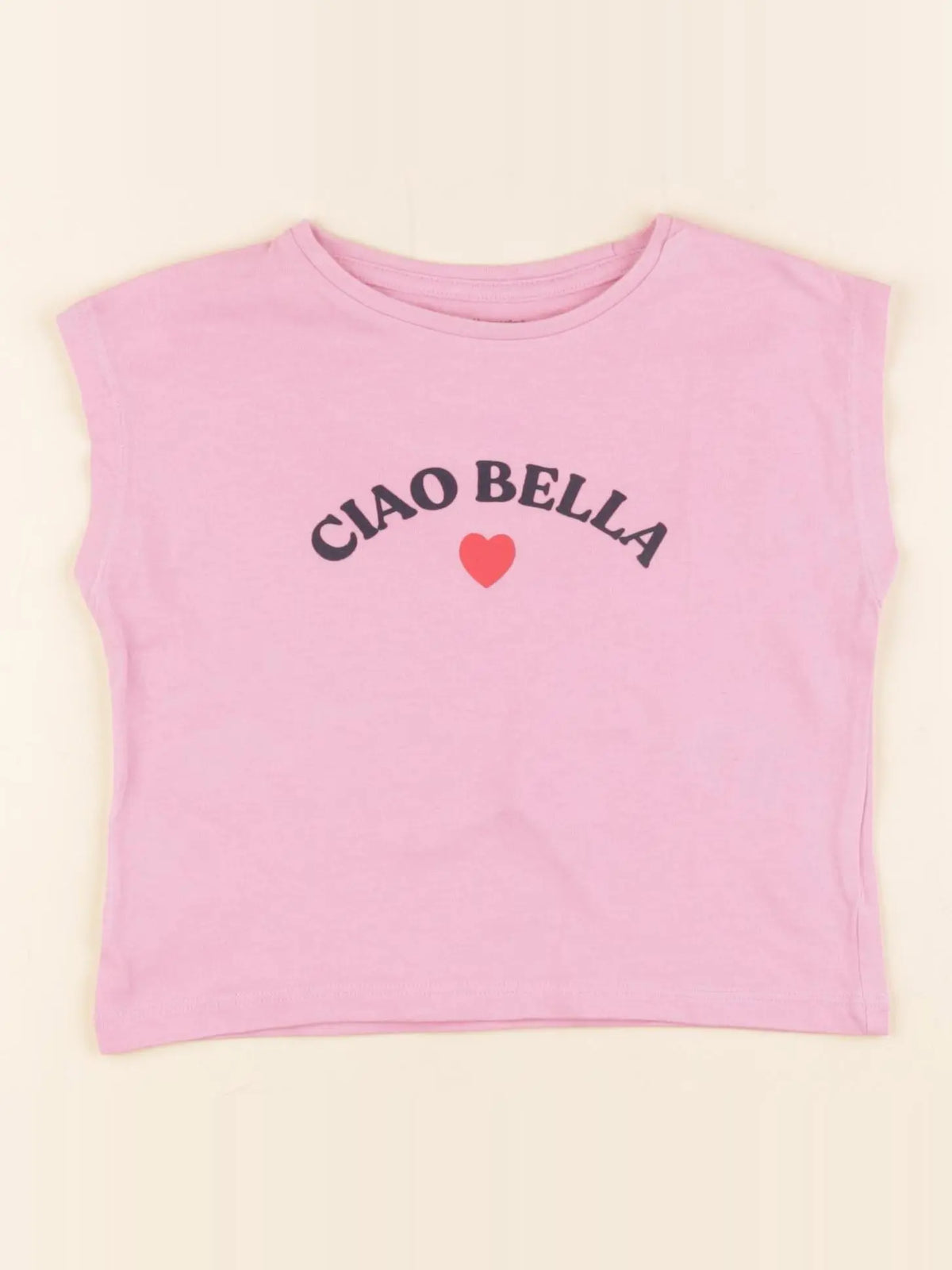 Vertbaudet - tee-shirt rose - 2 ans