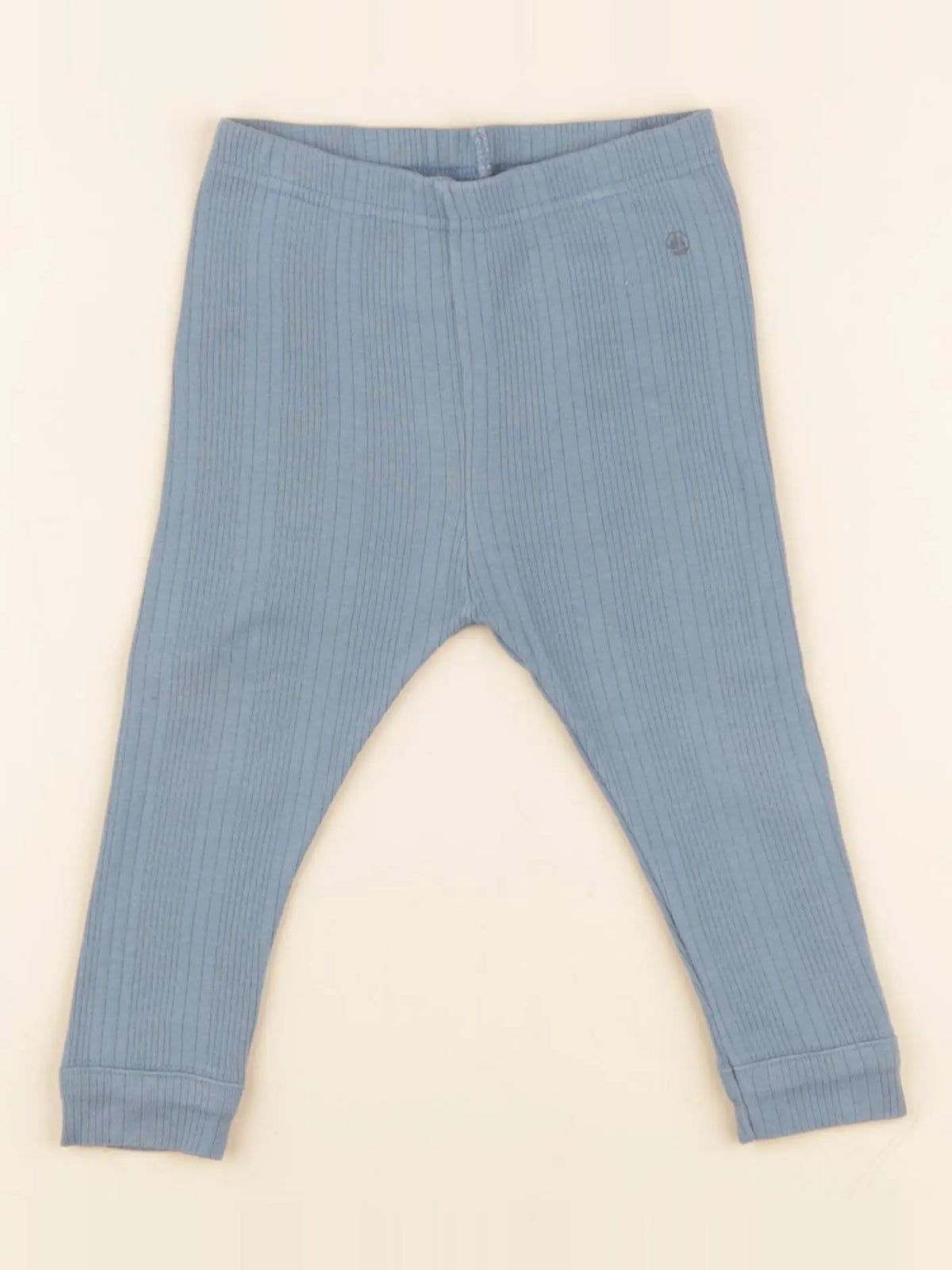 Petit Bateau - legging bleu - 12 mois